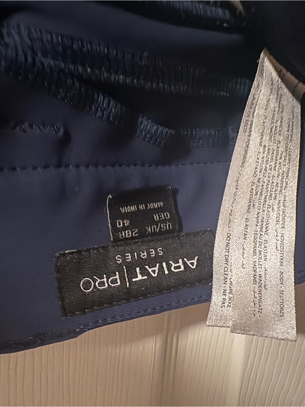Ariat Navy Performance Riding Pants - Picture 4 of 4